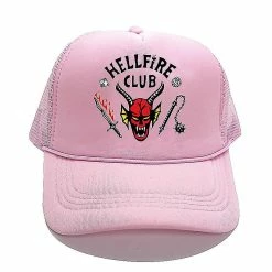 Unbranded Hellfire Club Hats Baseball Cap Pink