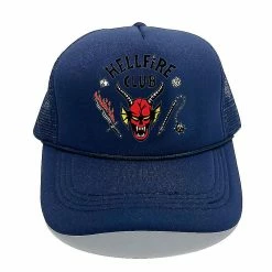 Unbranded Hellfire Club Hats Baseball Cap Navy