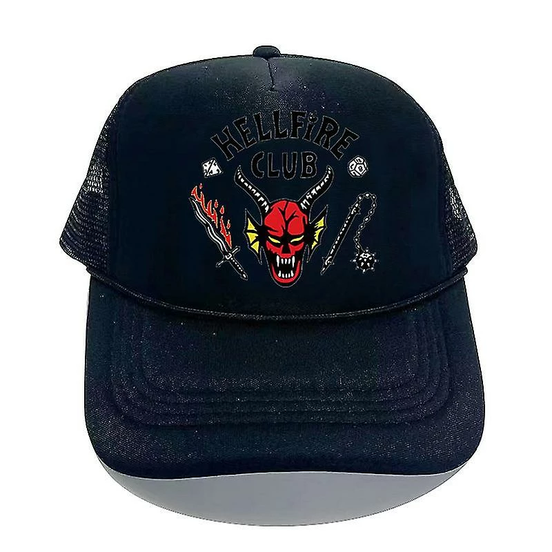 Unbranded Hellfire Club Hats Baseball Cap Black