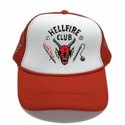 Unbranded Hellfire Club Hats Baseball Cap Orange