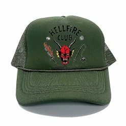 Unbranded Hellfire Club Hats Baseball Cap Green