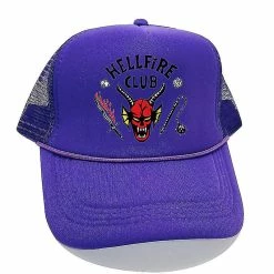 Unbranded Hellfire Club Hats Baseball Cap Purple Z
