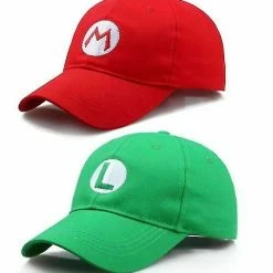 Unbranded Super Mario Bros Odyssey Luigi Baseball Cap Kids Mens Adjustable Cospl A