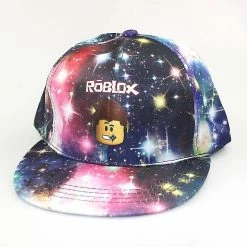 Unbranded Cartoon Roblox Hat Game Starry Flat Brim Baseball Cap 1