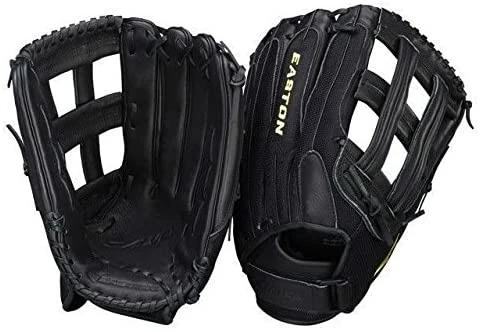 New Easton Salvo SVS15 15 Inch Slowpitch Softball Glove Black RHT