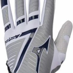 New Mizuno F-257 Women's Softball Batting Glove Large Black/Gray/Navy