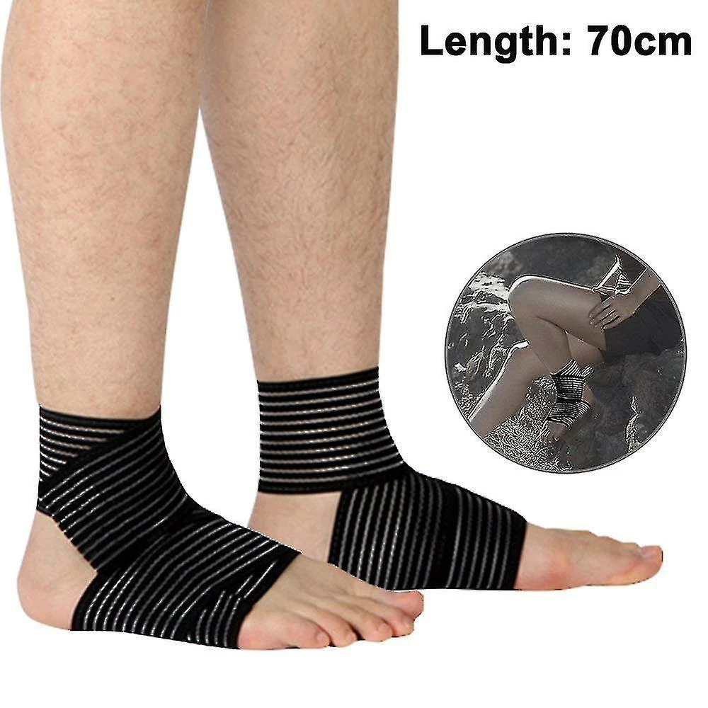 Unbranded Ankle Support Brace, Adjustable Ankle Support Wrap For Sports Protection,elastic Knee Brace Compression Bandage Wrap Support For Legs Fits Most People