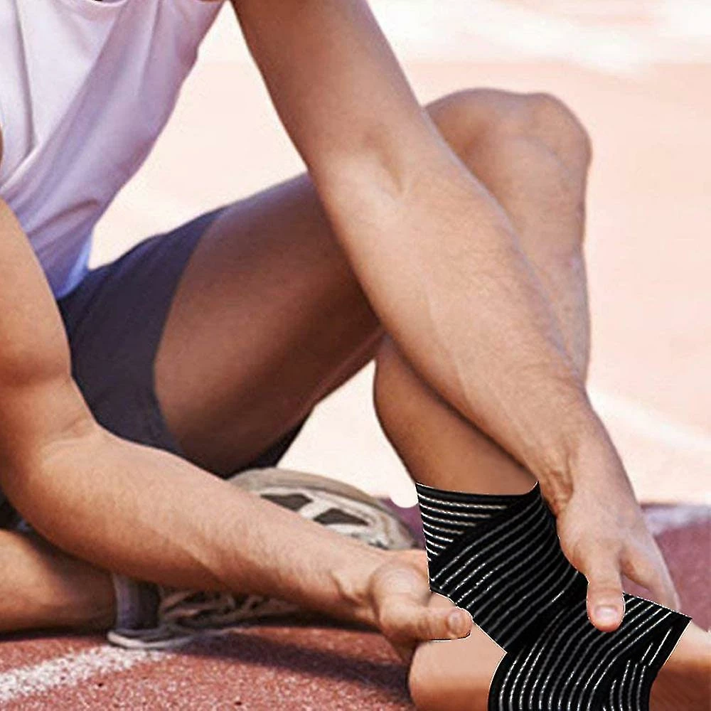 Unbranded Ankle Support Brace, Adjustable Ankle Support Wrap For Sports Protection,elastic Knee Brace Compression Bandage Wrap Support For Legs Fits Most People - Image 3