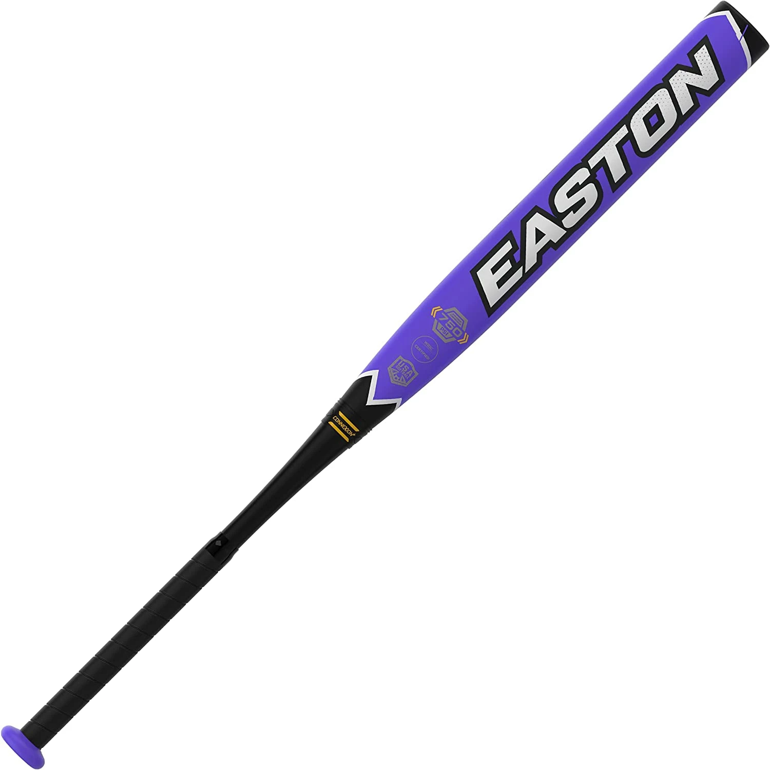 New Easton ZZWAP Slowpitch Softball Bat, Motherloaded 13 In Barrel Blk/Ppl - Image 2