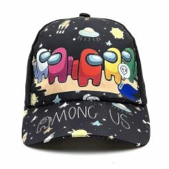 Unbranded Kids Cartoon Baseball Cap Cartoon Game Among Us Children Toys Hat Sports Cap V