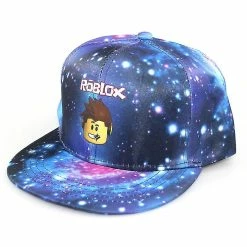 Unbranded Cartoon Roblox Hat Game Starry Flat Brim Baseball Cap 2_y