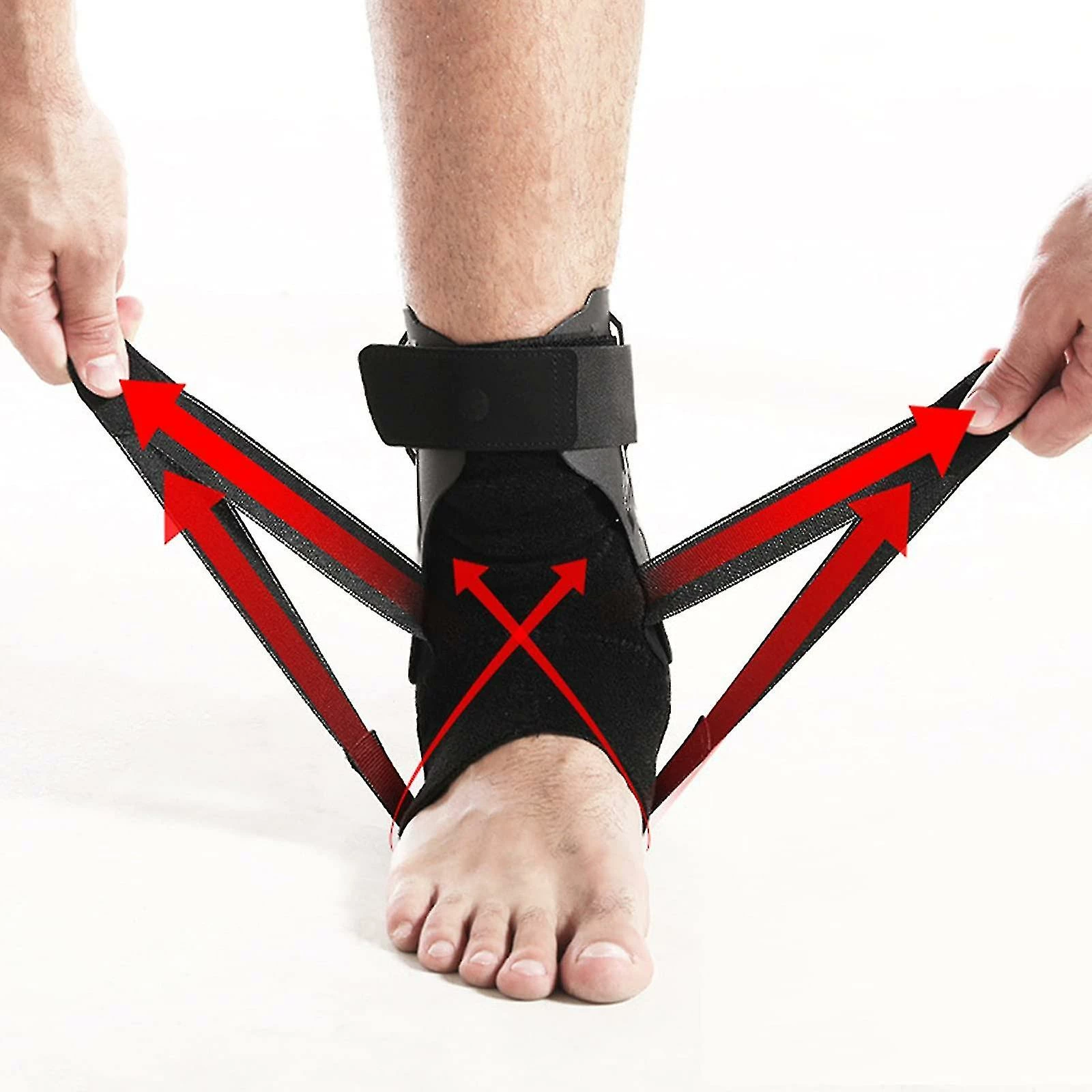 Unbranded 1 Pc Compression Ankle Stabilizer With Splint For Kids Adults, Adjustable Ankle Brace - Image 4