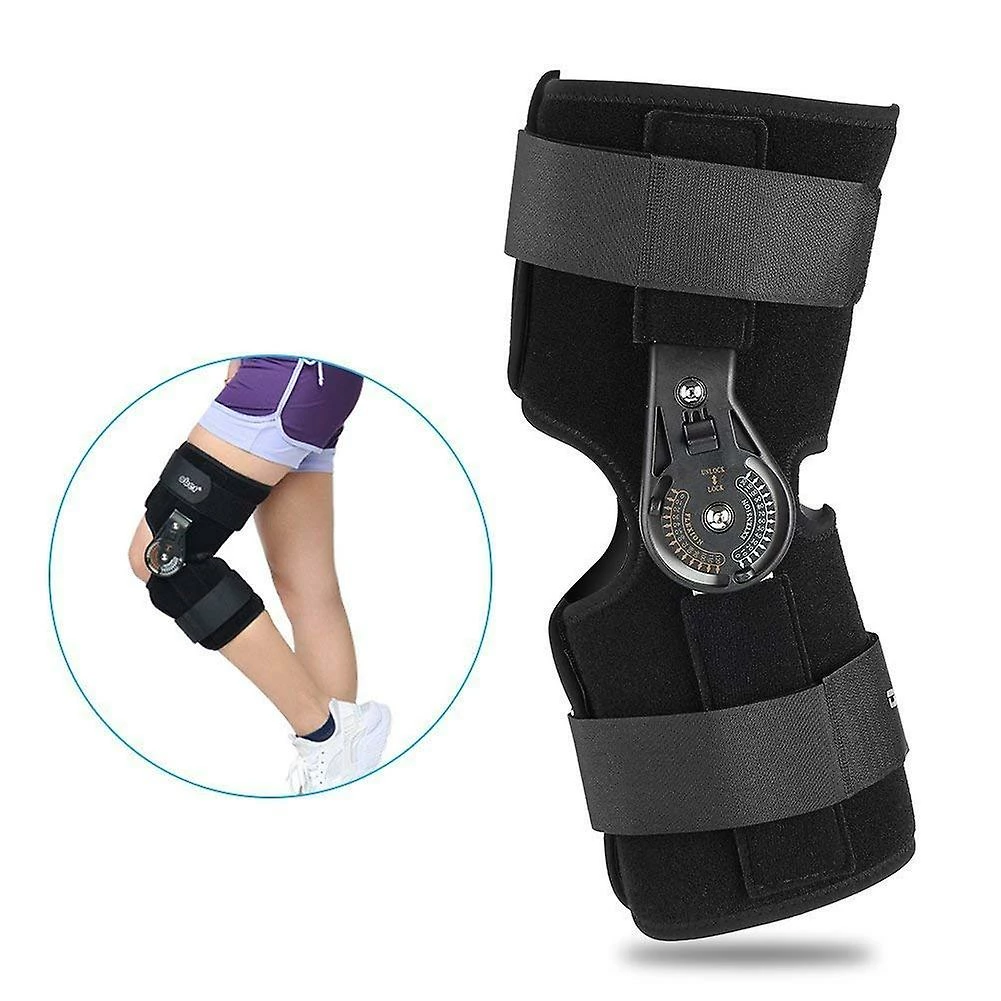 Unbranded Knee Brace, Knee Splint, Adjustable Joint Fixation Knee Brace With Joint Stabilization Fracture Ankle Brace For Orthopedic Ligament Injury, Safety Pro