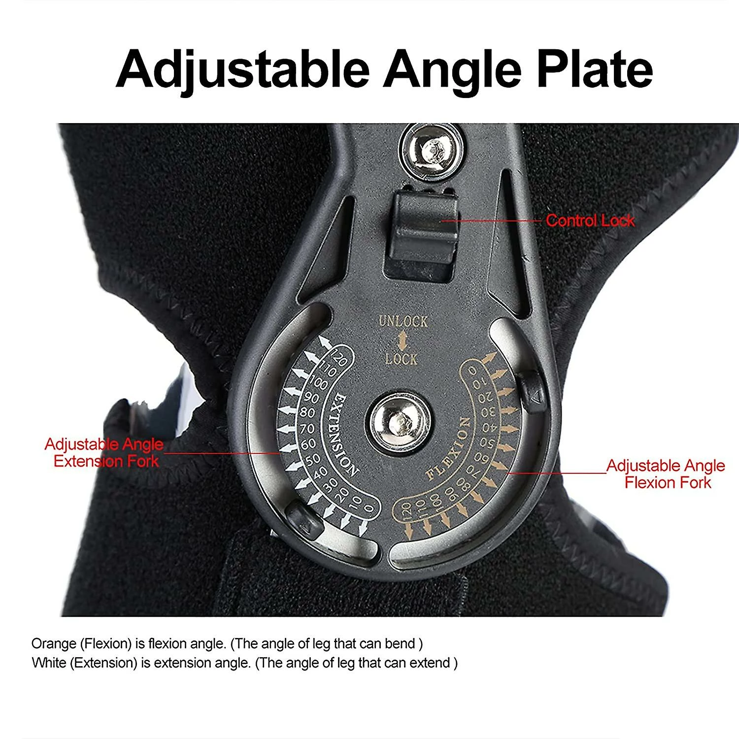 Unbranded Knee Brace, Knee Splint, Adjustable Joint Fixation Knee Brace With Joint Stabilization Fracture Ankle Brace For Orthopedic Ligament Injury, Safety Pro - Image 5