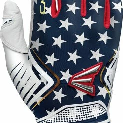New Easton Ghost Fastpitch Softball Batting Gloves Adult Large Stars/Stripes
