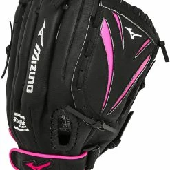 New Mizuno Power Close GPP 1155F1 11.5" Finch Softball Glove Blk/Pink RHT Youth