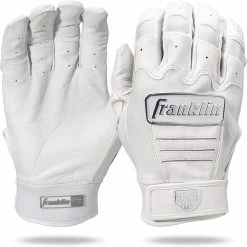 New Franklin Sports CFX Pro Softball Batting Gloves Women's Medium White/Gray