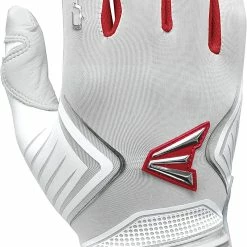New Easton Ghost Fastpitch Softball Batting Gloves Adult Small Red/White/Gray