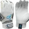 New Easton Ghost Fastpitch Softball Batting Gloves Adult Large White/Gold/Blue