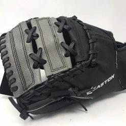 New Other Easton Alpha Series First Base Mitt 12.5 Inch Black/Gray Softball LHT