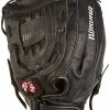 New Nokona Buckaroo Black BF1250C Fastpitch Softball Glove 12.5" Black/Brown LHT