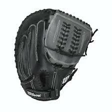 New Wilson A12RF15 Catchers Mitt Onyx Series 33" Fastpitch Softball RHT Black