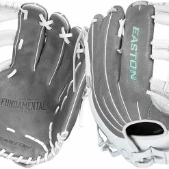 New Easton Fundamental Series 13" FMFP13 Fastpitch Softball Glove RHT Gry/Wht
