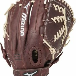 New Mizuno Franchise Series GFN1200 12" Fastpitch Softball Glove Tan/Brown LHT