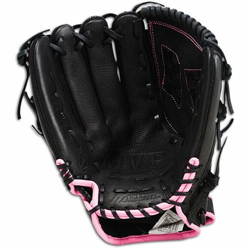 New Mizuno MVP Prime Glove GMVP1259PFR 12.5" Fastpitch Softball LHT Black/Pink