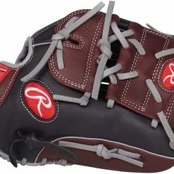 New Rawlings R9 Youth Fastpitch Softball Gloves Series 12 Inch RHT Blk/Gry