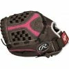 New Rawlings Storm ST1150FP 11.5" Fastpitch Softball Glove Gray/Pink RHT