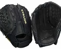 New Easton Salvo SVS125 12.5" Slowpitch Softball Glove Black LHT, LEFT HAND