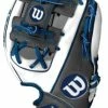 New Wilson A2000 Superskin 11.25" Fastpitch Softball Glove Blue/White RHT