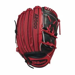 New Wilson A2000 WTA20RF18MA14GM 12.25" RHT Fastpitch Softball Glove Red/Black