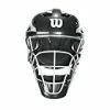 New Other Wilson Pro Stock Catcher's Helmet Black/Silver L/XL Baseball/Softball