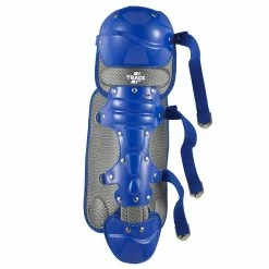 Adams® New Adams Trace Youth Female Knee Leg Guard 11" Royal Softball Catcher Pair